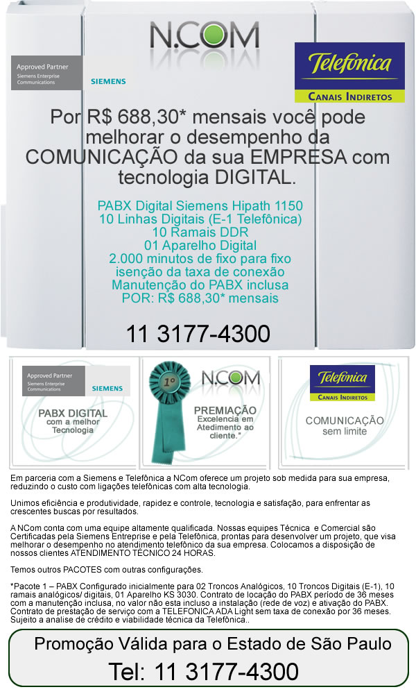 Telefonia e Comunicação Digital